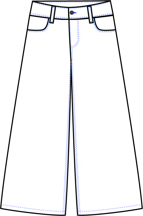 calças denim wide leg bolso grande atrás frente calças denim wide leg bolso grande atrás frente