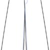 calças denim wide leg frente