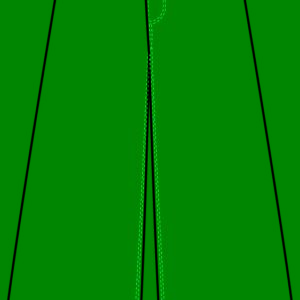 calças denim wide leg frente