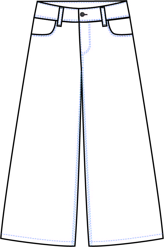 calças denim wide leg frente calças denim wide leg frente