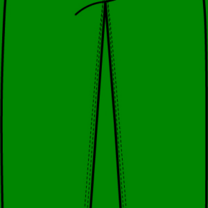 calças denim straight frente