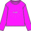 camisola longsleeve clum fucsia frente