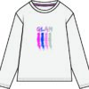 camisola longsleeve glam branca frente
