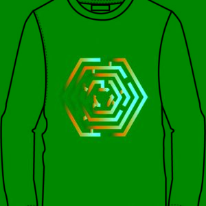 camisola longsleeve labrinto branca frente