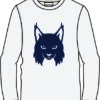 camisola longsleeve lince branca frente