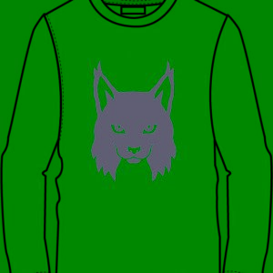 camisola longsleeve lince branca frente