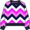 sweatshirt zig zag colorido frente