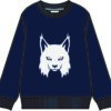 sweatshirt lince azul marinho frente