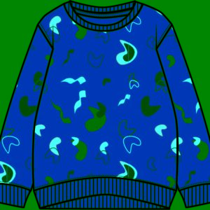 sweatshirt padrão formas aleatórias fucsia frente