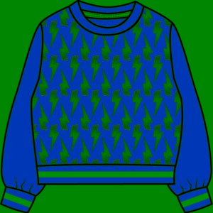 sweatshirt padrão raios fucsia frente